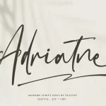 Adriatne Signature Font - Full Version Original